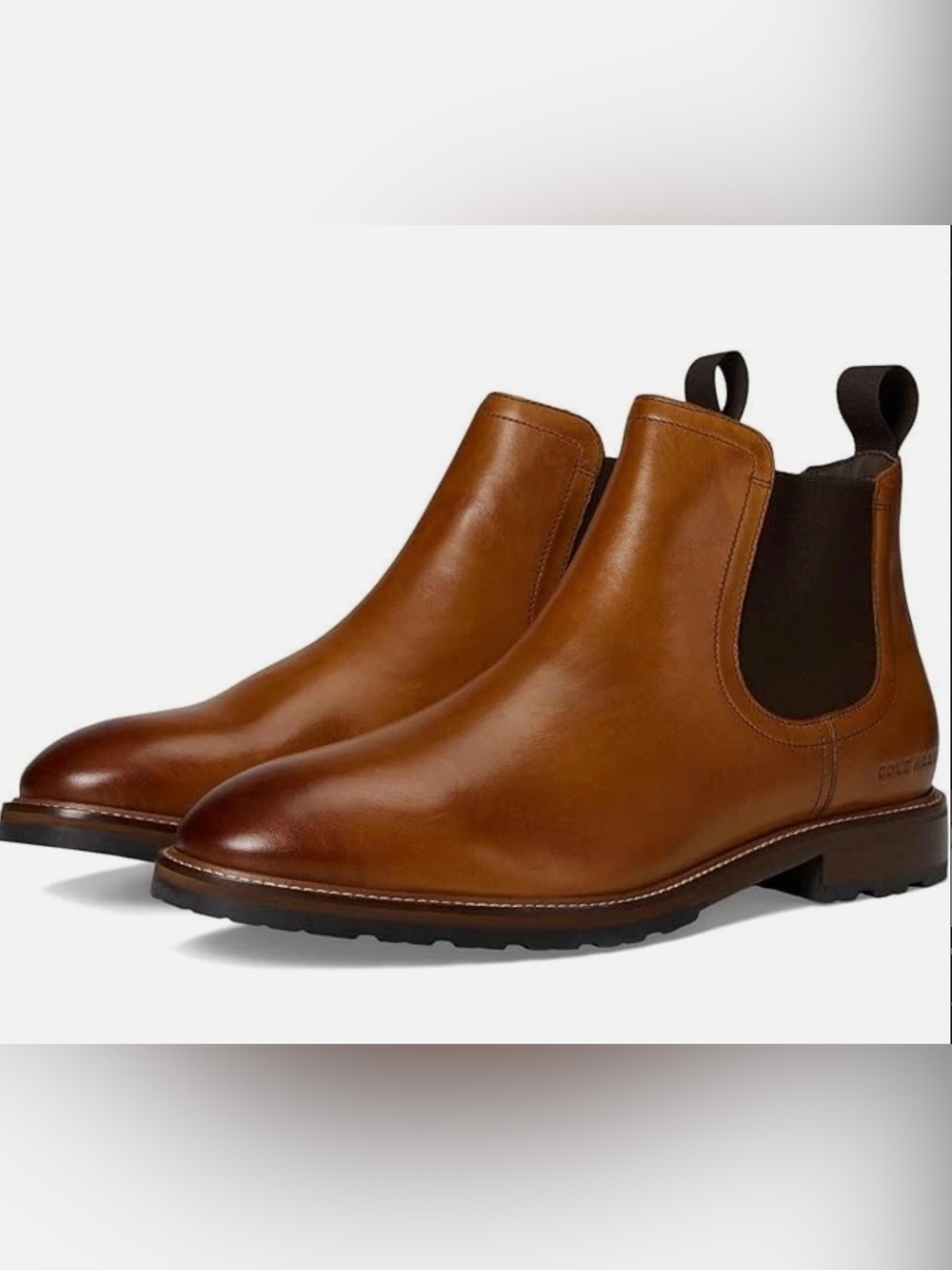 Cole Haan Berkshire Chelsea Boot Mens Size 13 British Tan Leather NWT NEW